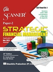 Scanner CA Final Group - I Paper - 2 Strategic Finanacial Management (Applicable for May 2023) (Regular Edition)