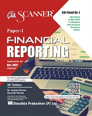 Scanner CA Final Group - I Paper - 1 Financial Reporting (Applicable for Nov. 2022) (Regular Edition)