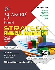 Scanner CA Final Group - I Paper - 2 Strategic Finanacial Management (Applicable for Nov. 2022) (Regular Edition)
