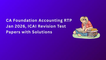 CA Foundation Accounting RTP Jan 2026, ICAI Revision Test Papers with Solutions - Scanner Adda