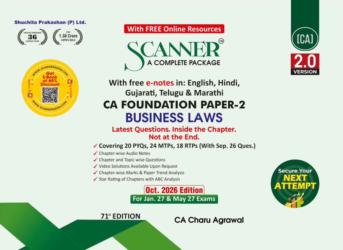CA Foundation Paper - 2 Business Law For Jan. 27 & May 27