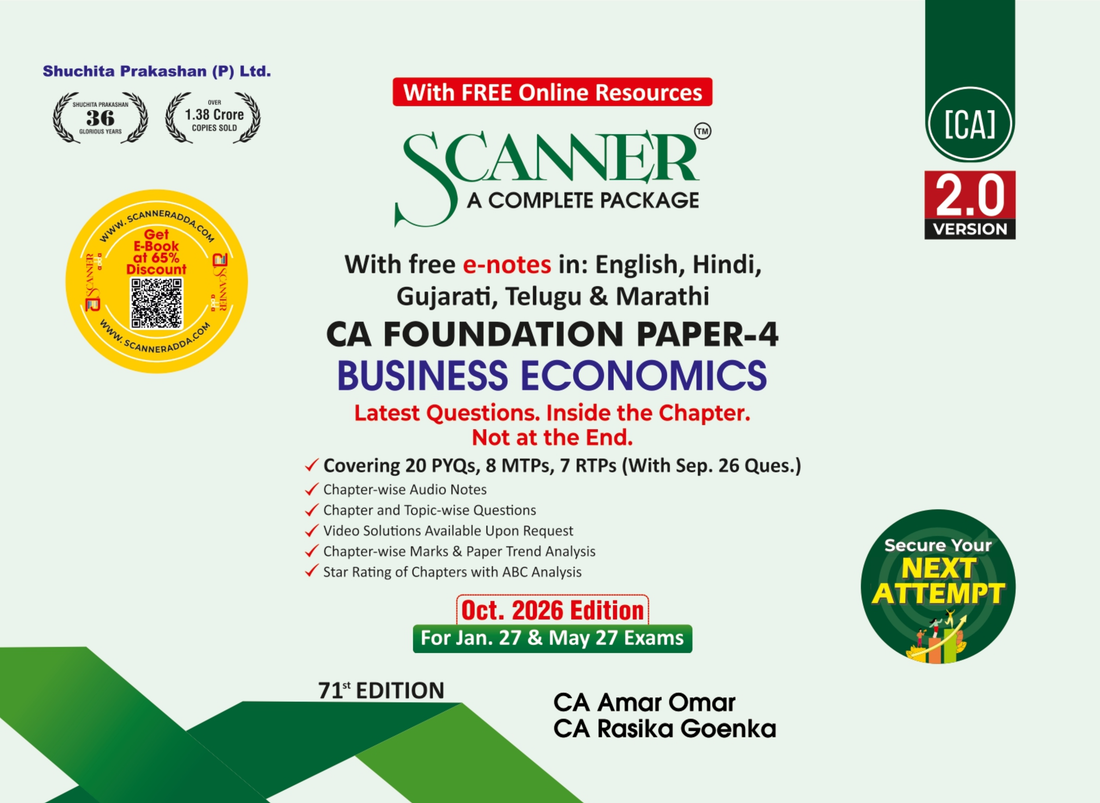 CA Foundation Paper - 4 Business Economics For Jan. 27 & May 27