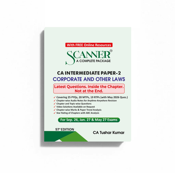 CA Inter Paper - 2 Corporate and Other Laws for Sep. 26, Jan. 27, May. 27