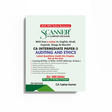 CA Inter Paper - 5 Auditing and Ethics For Jan. 27, May 27
