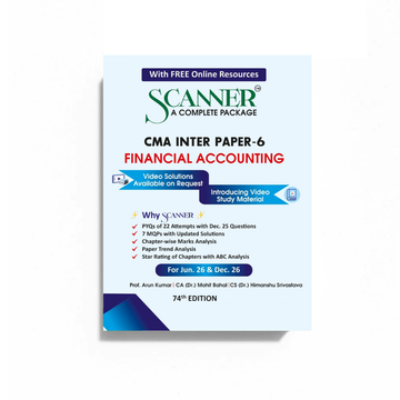 CMA Inter Paper - 6 Financial Accounting Jun'26 ,Dec'26