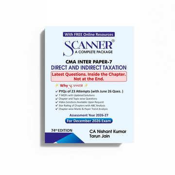 CMA Inter Paper - 7 Direct and Indirect Taxation for Dec.26