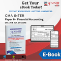 CMA Inter Paper - 6 Financial Accounting For Dec. 26 & Jun. 27 Exams - Scanner Adda
