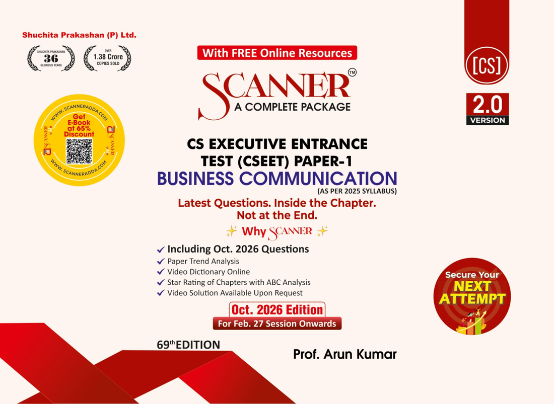 CSEET Paper - 1 Business Communication For Feb. 27 Session Onwards Exams