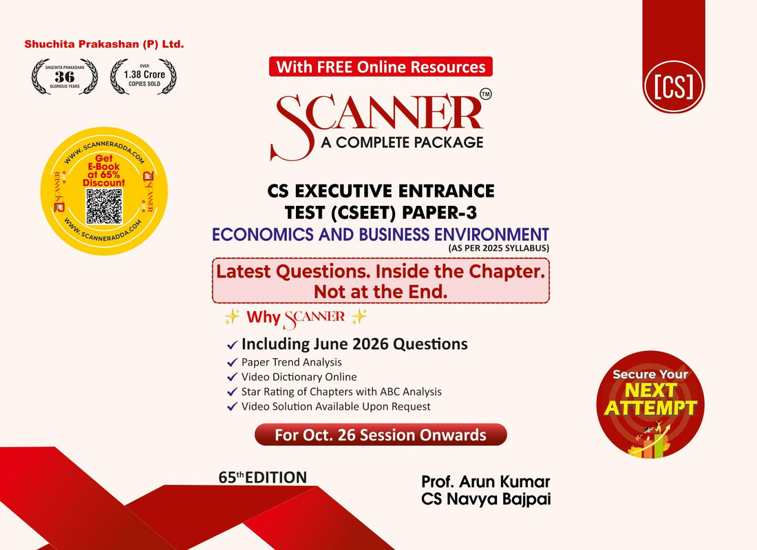 CSEET Paper - 3 Economic and Business Environment For Oct.26