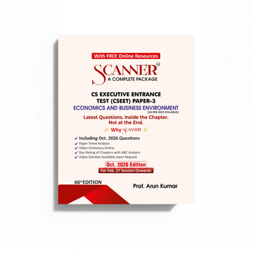 CSEET Paper - 3 Economic and Business Environment For Feb .27 Session Onwards Exams