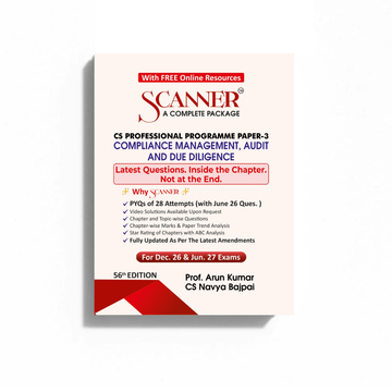 CS Professional Paper - 3 Compliance Management, Audit and Due Diligence For Dec. 26 ,Jun. 27
