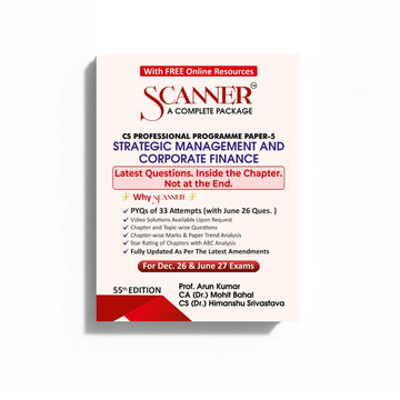 CS Professional Paper - 5 Strategic Management and Corporate Finance For Dec. , June 27