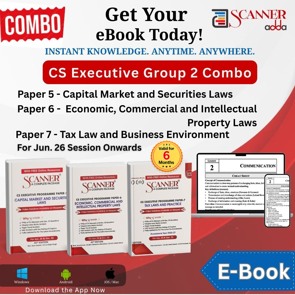 CS Executive Group 2 Combo For May 26, Sep. 26 & Jan. 27