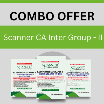 CA Inter Group 2 Combo For Sep. 26 & Jan. 27 Exams