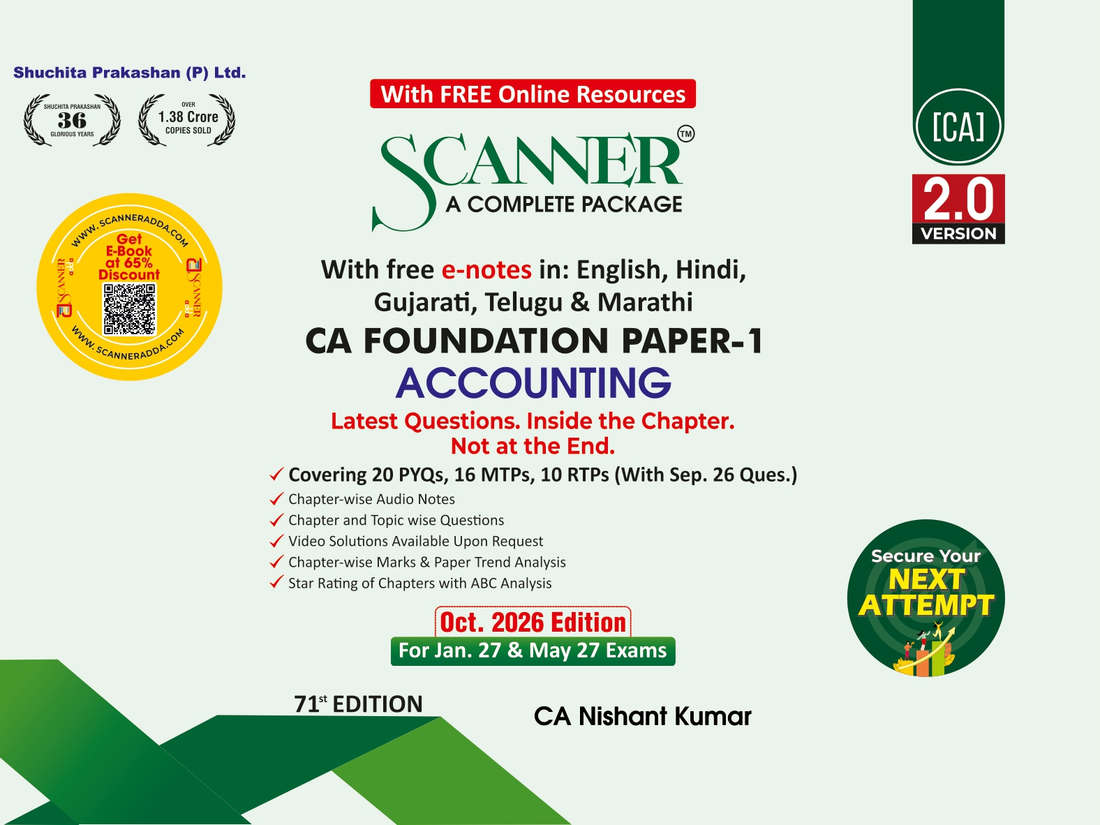 CA Foundation Paper - 1 Accounting For Jan. 27 & May 27