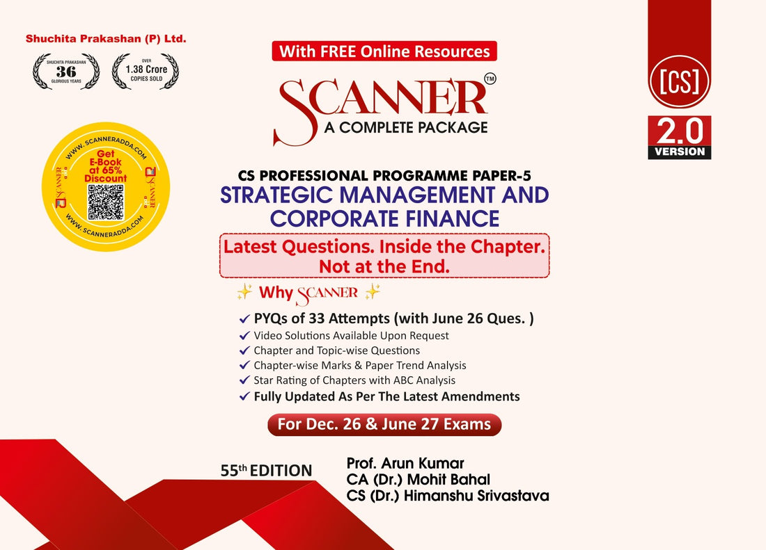 CS Professional Paper - 5 Strategic Management and Corporate Finance For Dec. , June 27