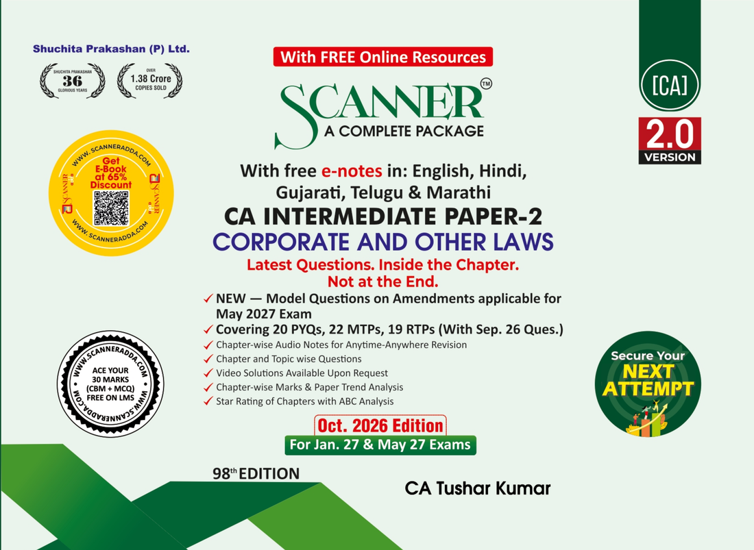 CA Inter Paper - 2 Corporate and Other Laws for Jan. 27, May. 27