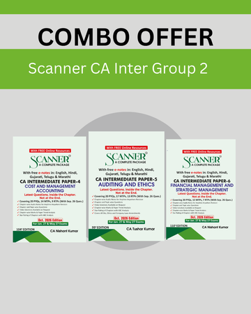 CA Inter Group 2 Combo For Jan. 27 & May .27 Exams